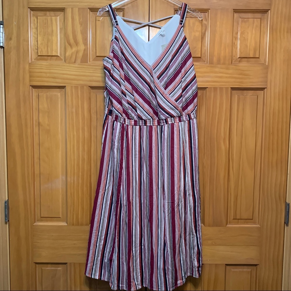 Maurices Striped Dress NWT Size 1X - Picture 1 of 6